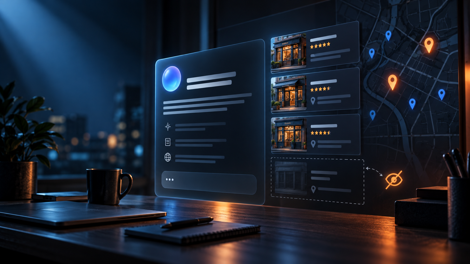 How AI assistants select and recommend local businesses compared with the Google local pack
